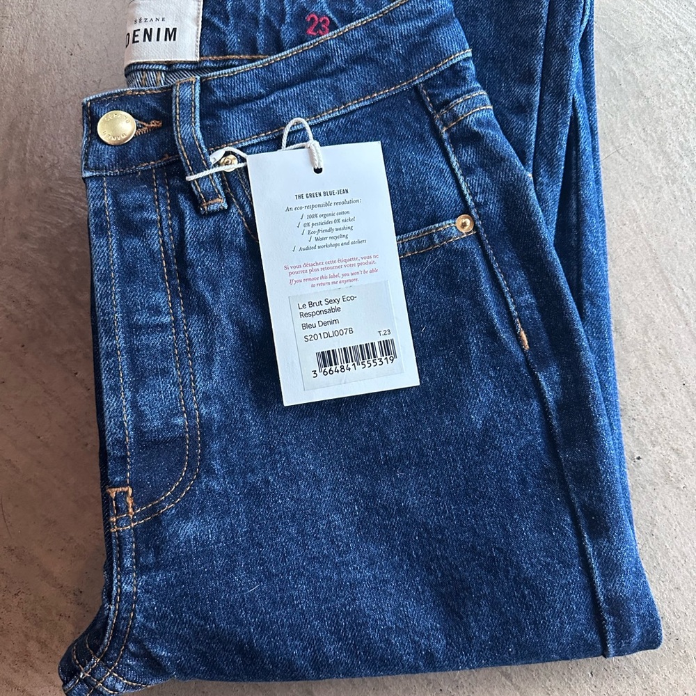 Sezane Le Brut Sexy Bleu Denim
